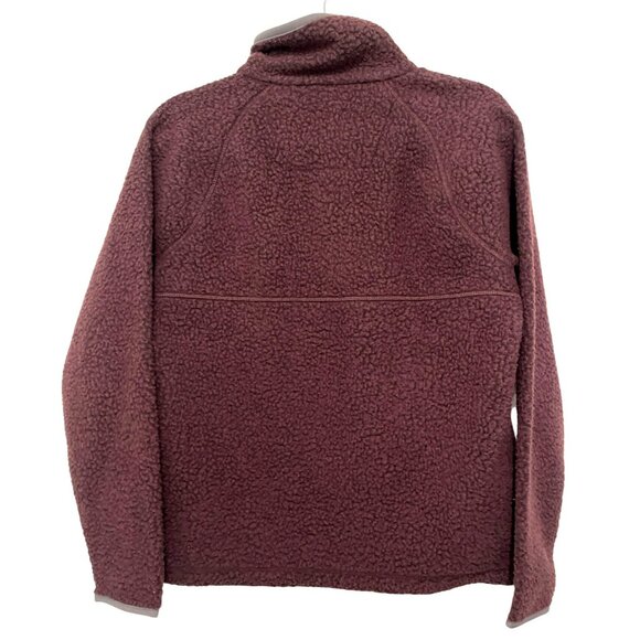 Carhartt Blackberry XS Relaxed Fit Snap Front Sherpa Fleece Pullover NWT - Picture 6 of 6